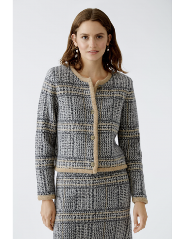 Cardigan motifs de carreaux 50-70% off 