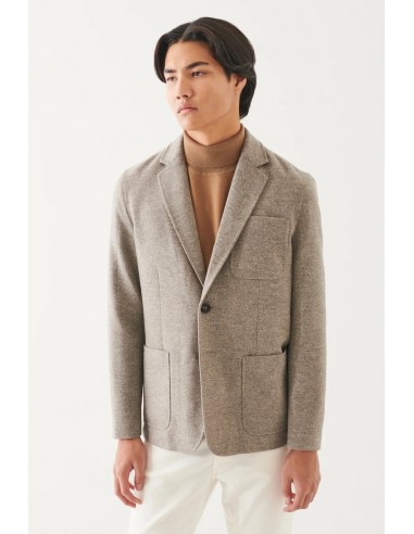 Blazer en laine à deux boutons Véritable concentré