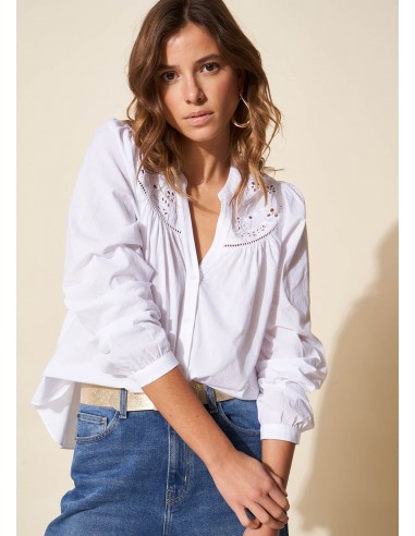 Blouse délicate brodée meilleur choix